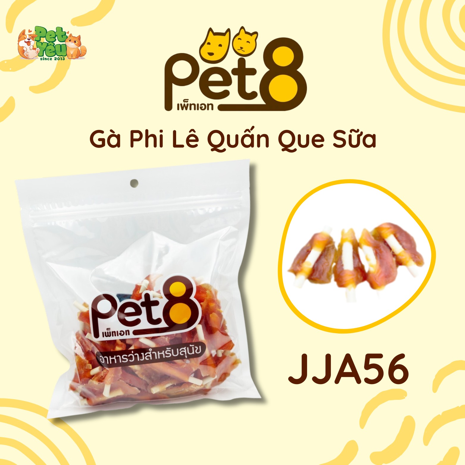 Snack Pet8 dành cho chó-400G