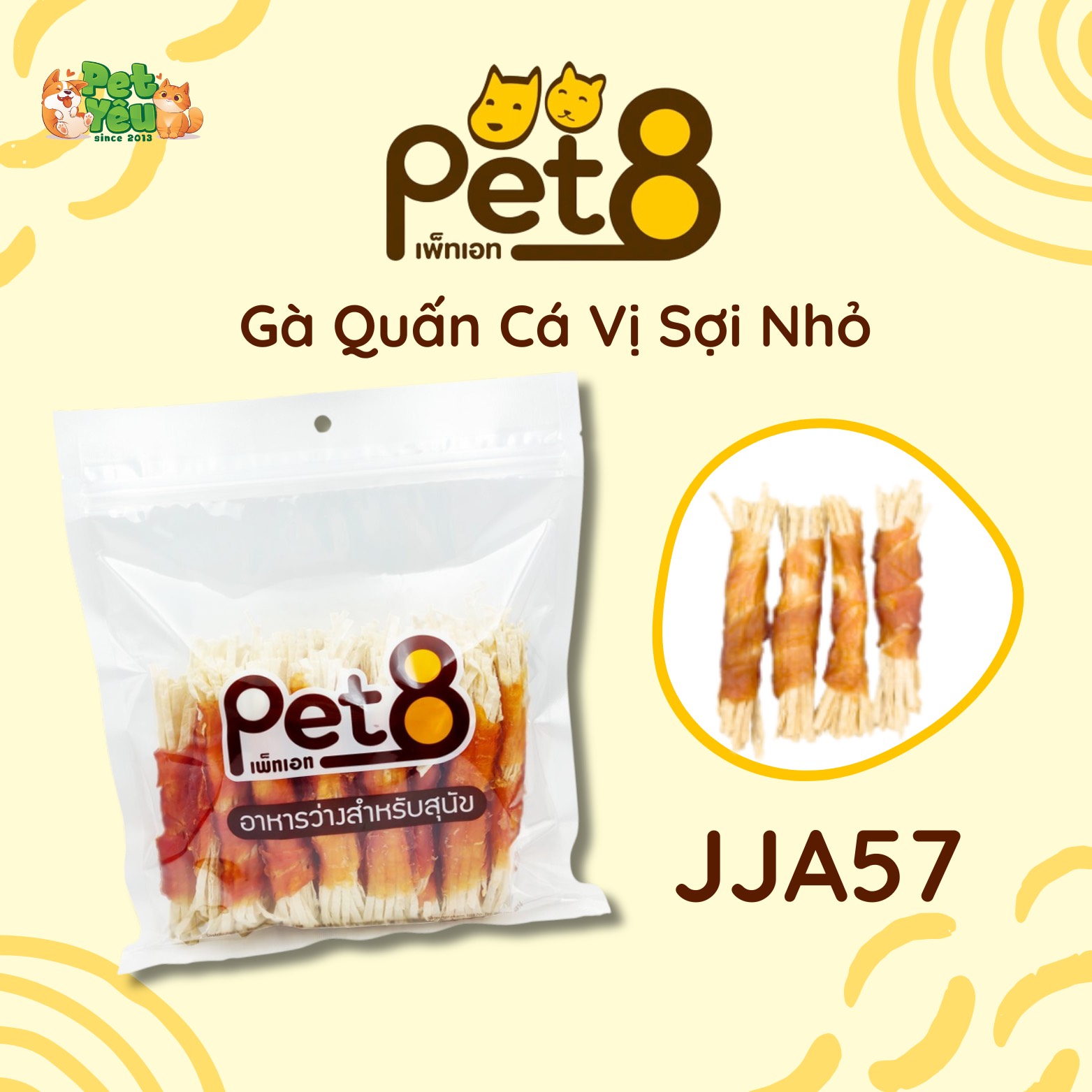 Snack Pet8 dành cho chó-400G