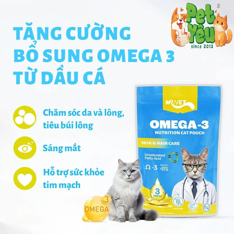 Pate cho mèo MR.VET - Gói 70G 