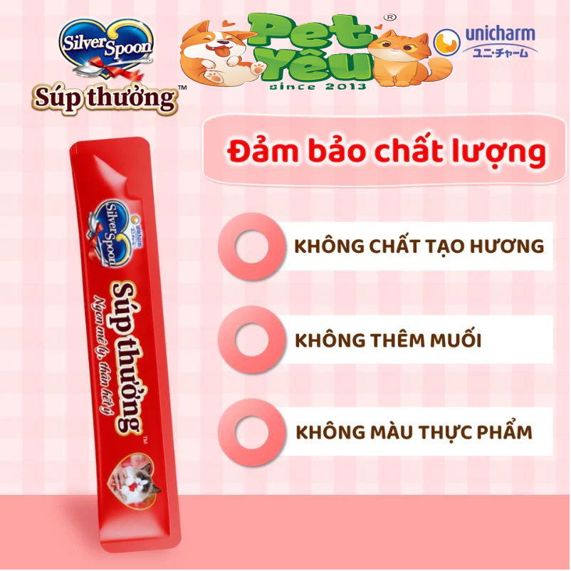Súp thưởng cho mèo Silver Spoon- Túi 56G (14Gx 4 gói)