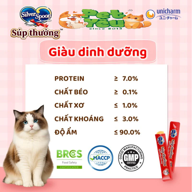Súp thưởng cho mèo Silver Spoon- Túi 56G (14Gx 4 gói)