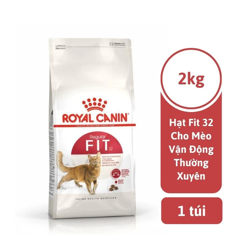 Thức ăn hạt Royal Canin Fit 32 cho mèo trưởng thành