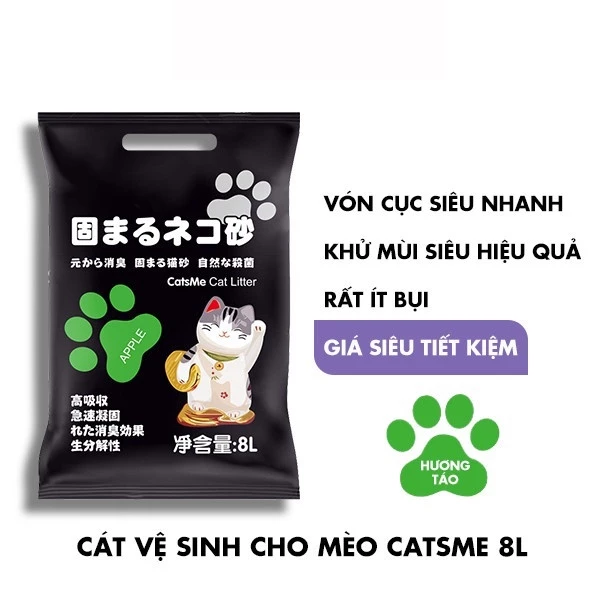 Cát đất sét cho mèo CatsMe-8L