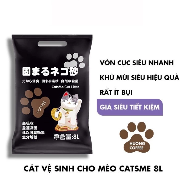 Cát đất sét cho mèo CatsMe-8L