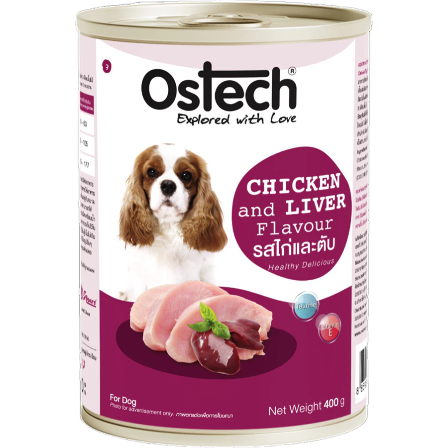 Pate Ostech dành cho chó - Lon 400G