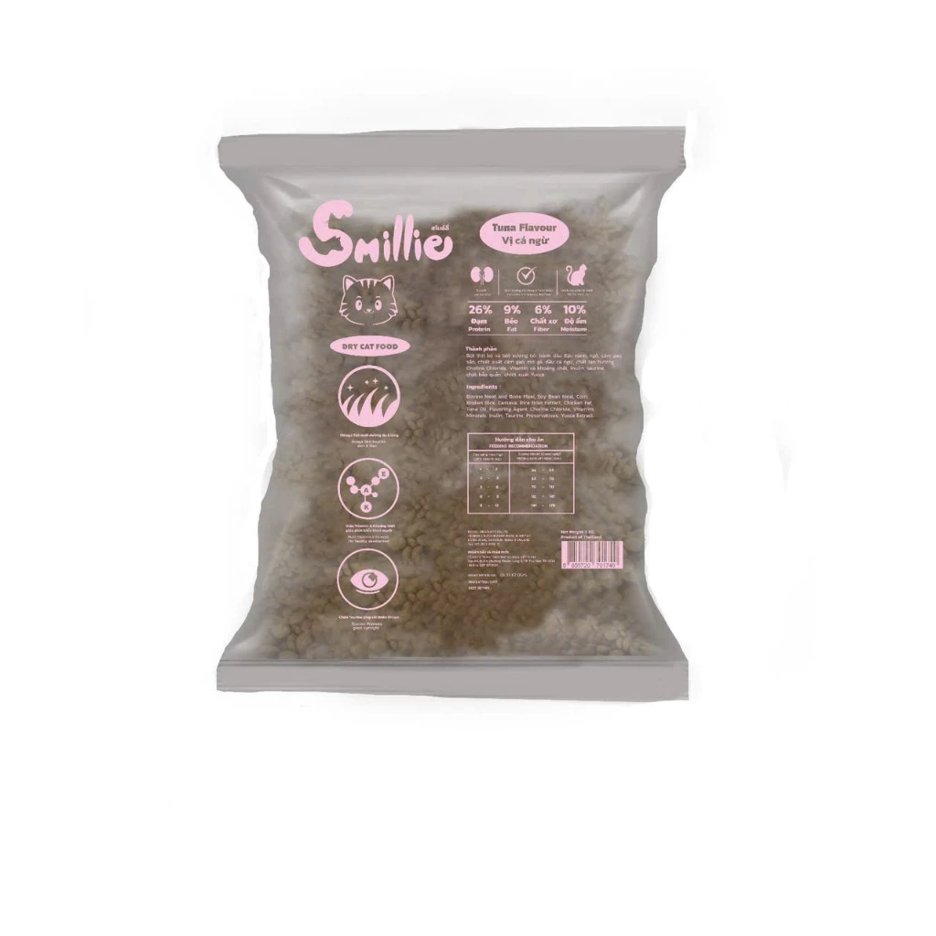 Thức Ăn Hạt Smillie Cho Mèo