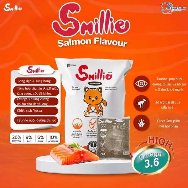 Thức Ăn Hạt Smillie Cho Mèo