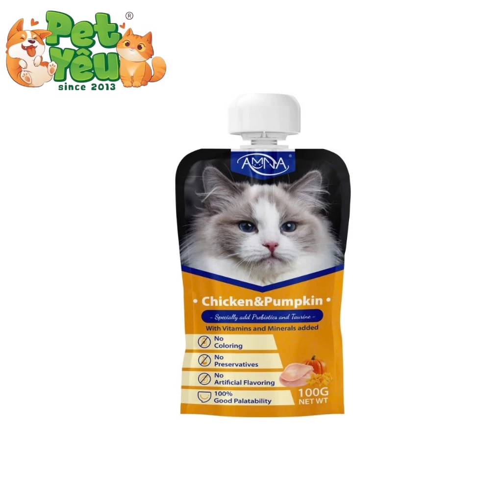 Súp Thưởng Mèo Amna Nắp Vặn 100G