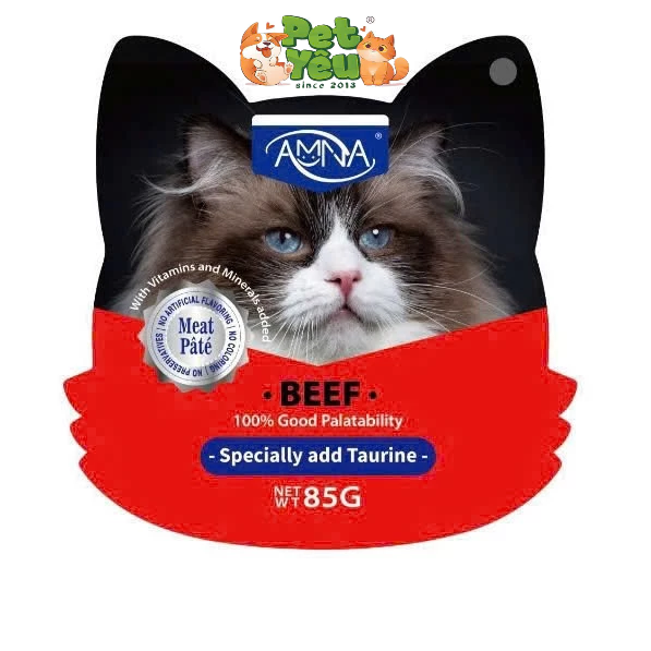 Pate cho mèo Amna 85G