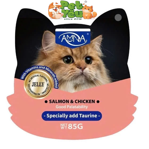 Pate cho mèo Amna 85G