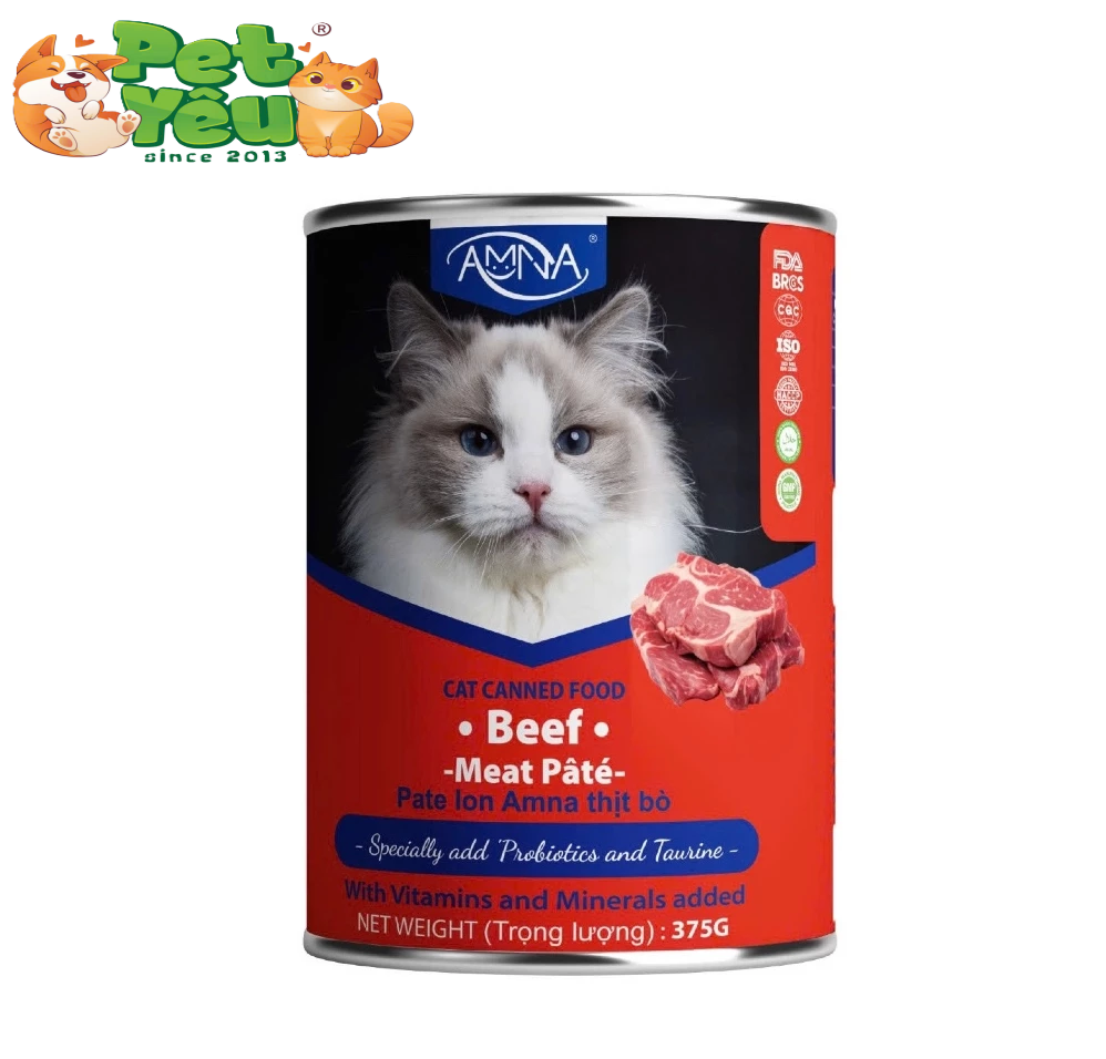 Pate dành cho mèo AMNA- Lon 375G