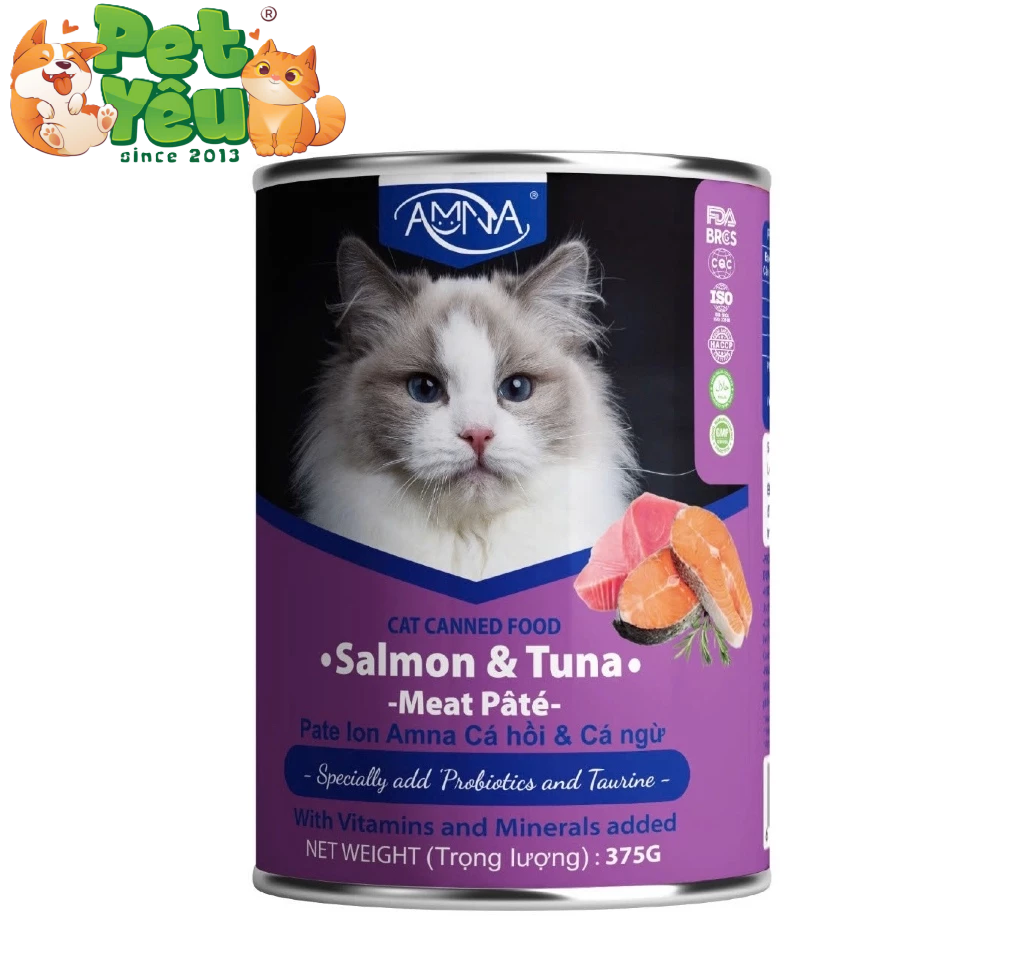 Pate dành cho mèo AMNA- Lon 375G