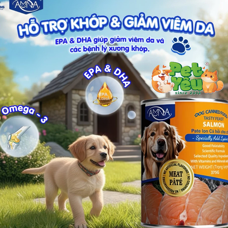 Pate cho chó AMNA