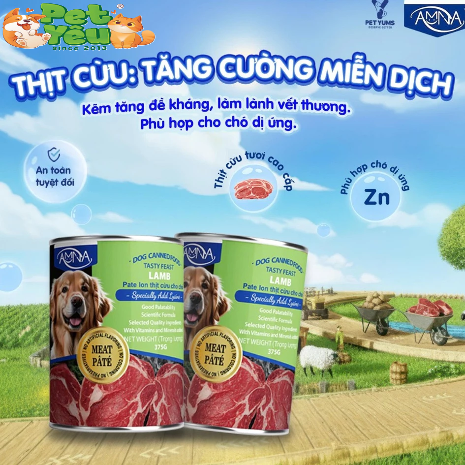 Pate cho chó AMNA