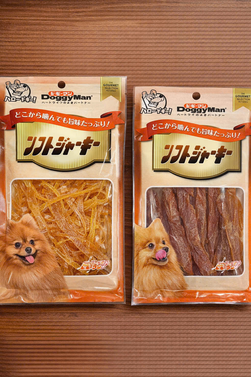 Snack Thịt Gà Sấy Dẻo Doggy Man cho cún cưng- Túi 80G