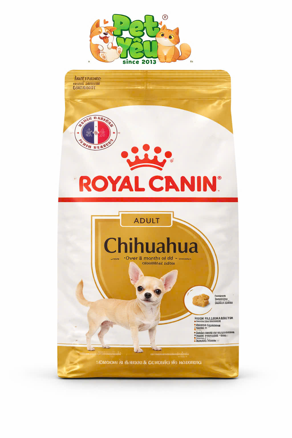 Thức ăn cho chó hạt Royal Canin Chihuahua Puppy & Adult 