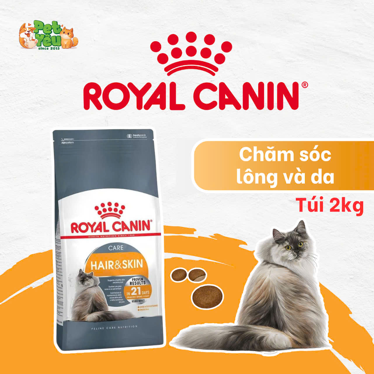 Hạt cho mèo Royal Canin Hair & Skin- Chăm sóc da & lông
