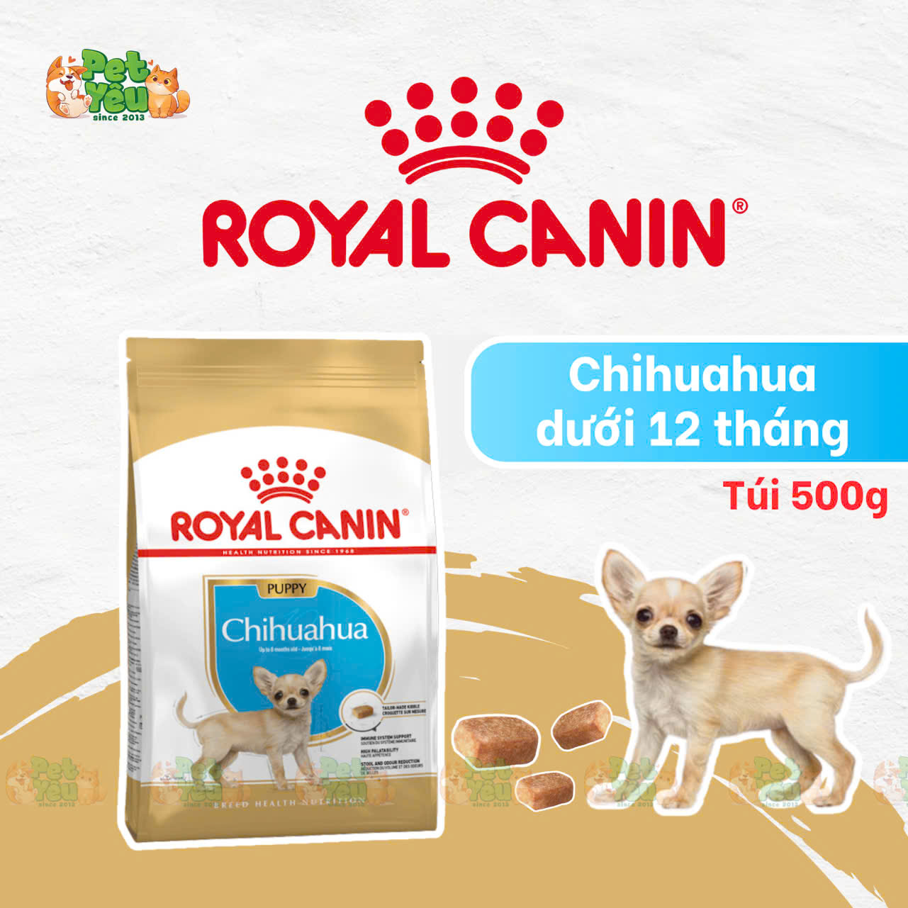 Thức ăn cho chó hạt Royal Canin Chihuahua Puppy & Adult 