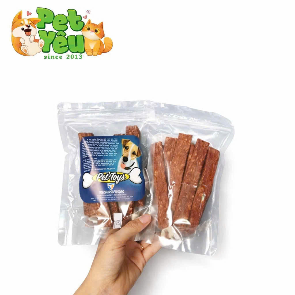 Xương Gặm Da Bò Tài Hưng Thịnh Cho Cún Cưng