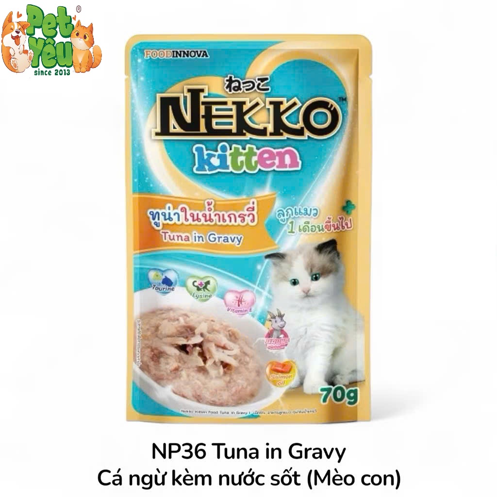 Pate NEKKO KITTEN Cho Mèo Con (1-12 Tháng Tuổi)