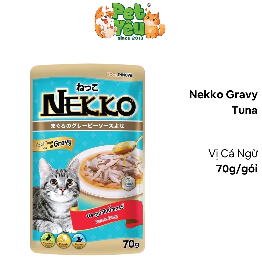 PATE NEKKO CHO MÈO TRƯỞNG THÀNH – GÓI 70G