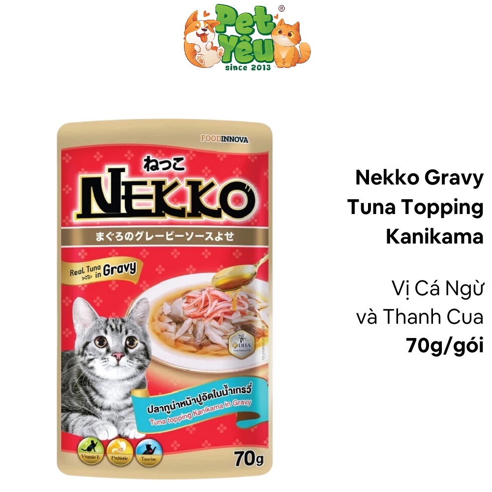 PATE NEKKO CHO MÈO TRƯỞNG THÀNH – GÓI 70G