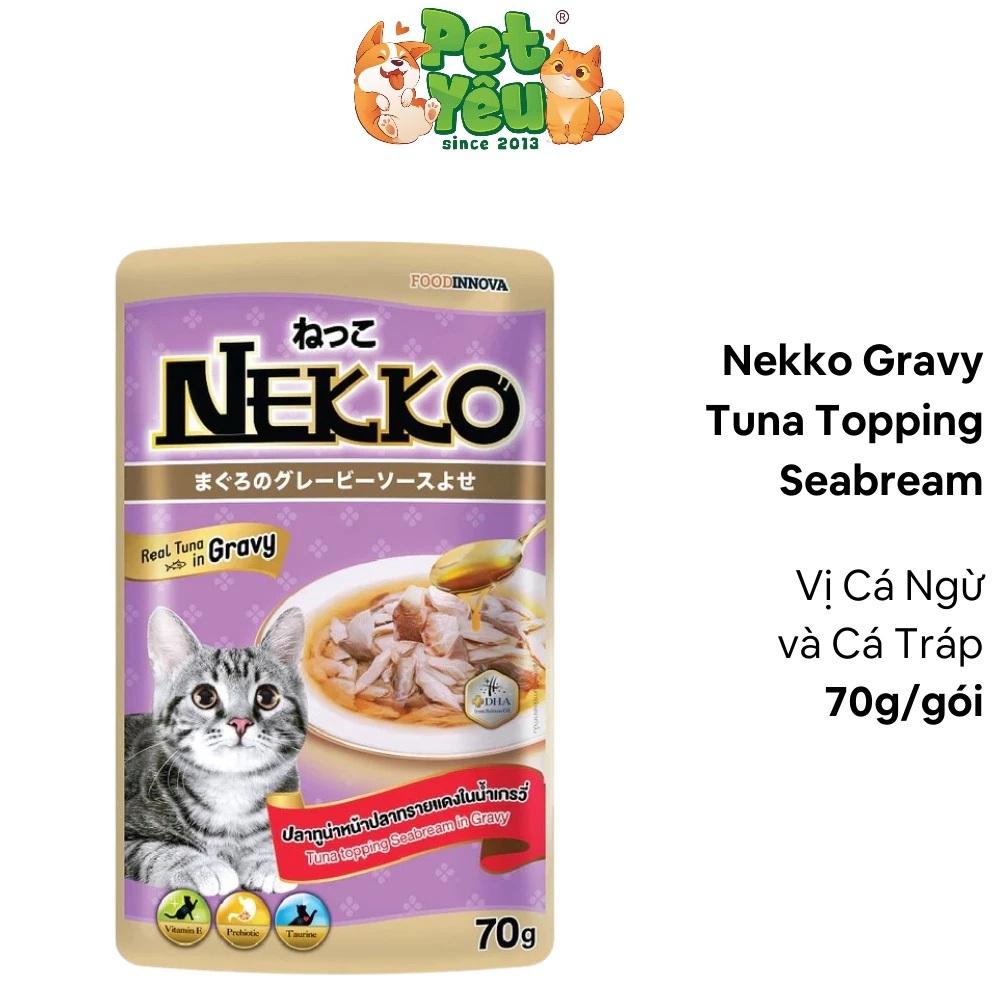 PATE NEKKO CHO MÈO TRƯỞNG THÀNH – GÓI 70G
