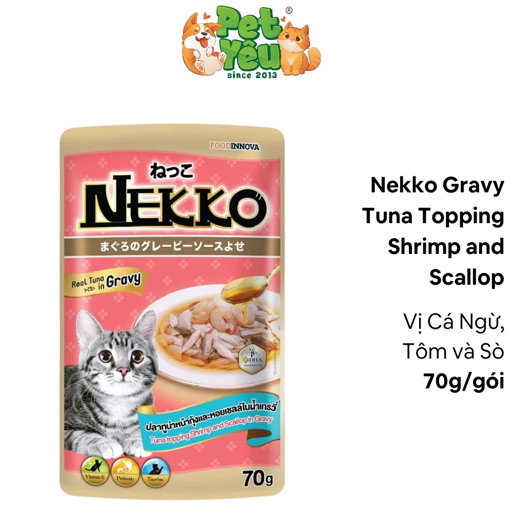 PATE NEKKO CHO MÈO TRƯỞNG THÀNH – GÓI 70G